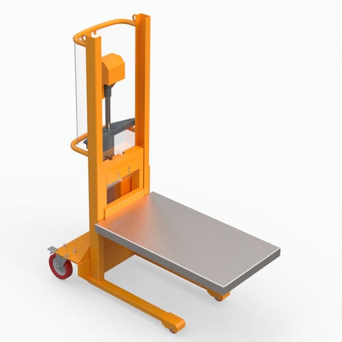 Hydro-pneumatic drum lifter - BS91 PIP - VEAB - platform / stainless steel / mobile