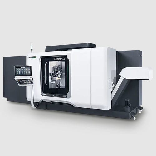 CNC turning center - SPRINT 50 - DMG MORI - 4-axis / VDI 25 / 12 tools