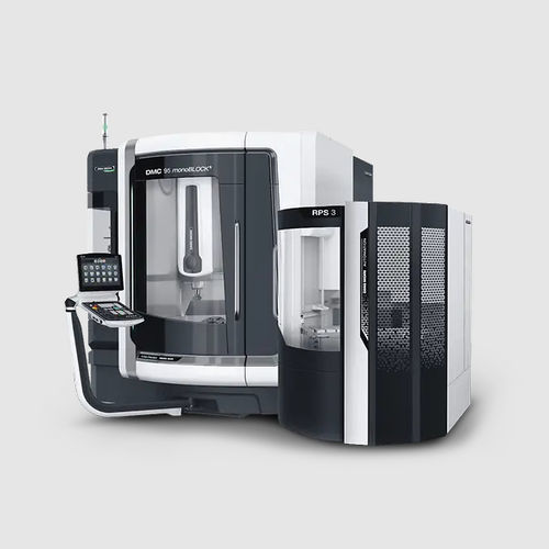 5-axis CNC milling center - DMC 95 monoBLOCK - DMG MORI - vertical / 60 tools / precision