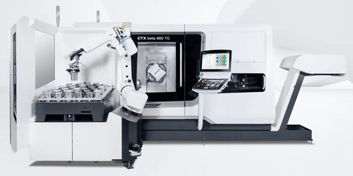 Robotic handling cell - Robo2Go  - DMG MORI - for turning centers