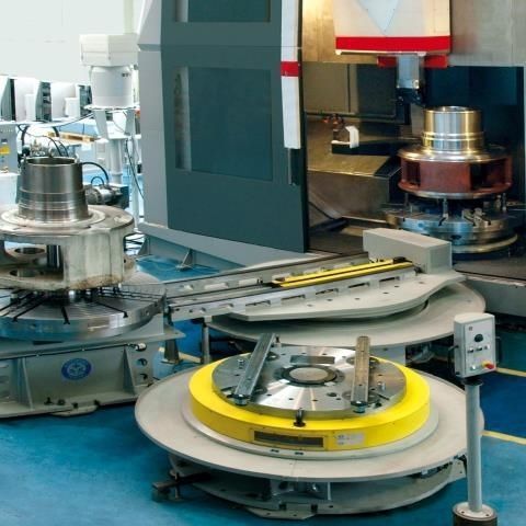 Automated pallet changer - VL2-CA/1600 - ROTOMORS