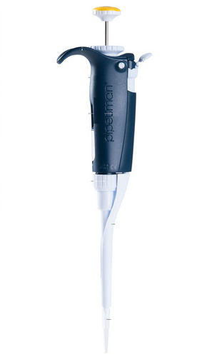 Single-channel pipette - PIPETMAN® L series - Gilson international - borosilicate glass / adjustable volume / manual