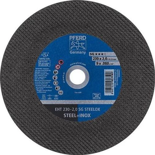 Sheet metal cutting disc - EHT 230-2,0 SG STEELOX - PFERD - for steel / for stainless steel / thin