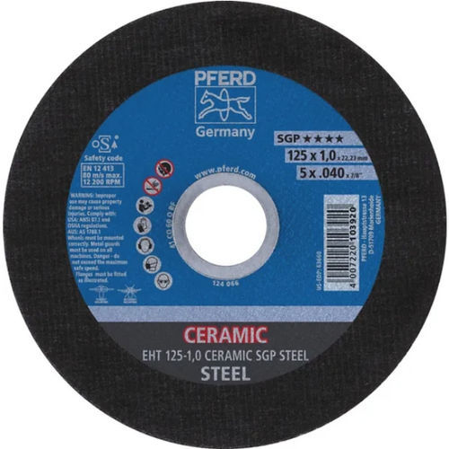 Metal cutting disc - SGP - PFERD - for steel / for angle grinder / for portable machines