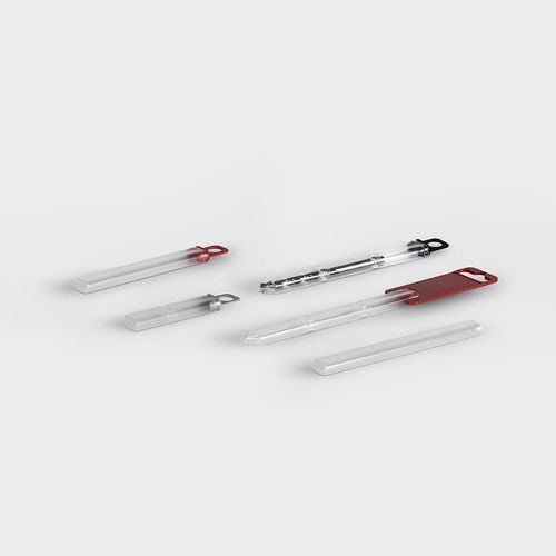 Rectangular packaging tube - DYR series - rose plastic - electrode / drill / for saw blades