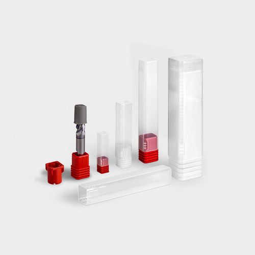 Plastic packaging tube - TopPack - rose plastic - for end mills / for ...