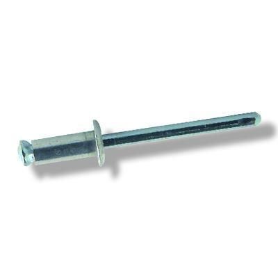 Blind rivet - 0004660483 - DEGOMETAL - flat-head / aluminium / steel