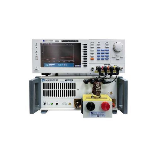 Frequency combined tester - 6632S+ Series - Microtest Corporation - current impulse / coil / benchtop