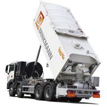 Truck-mounted floor-screed conveyor - Trans Mix 5500 ZE 8x4 - BRINKMANN Maschinenfabrik