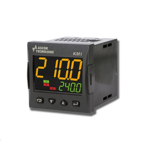 Temperature controller with independent timer - KM1 - ASCON TECNOLOGIC - digital / dual-display / PID