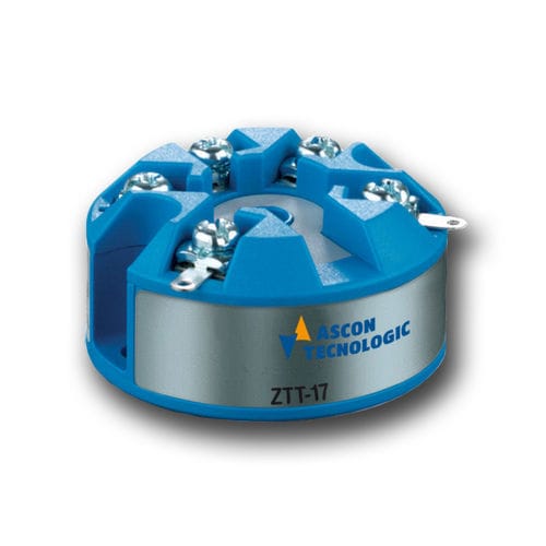 Probe head-mounted temperature transmitter - ZTT-17 - ASCON TECNOLOGIC - Pt100 / thermocouple / USB
