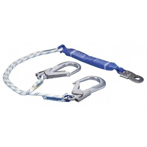 Rope fall arrest lanyard 6007001 Hailo Professional double