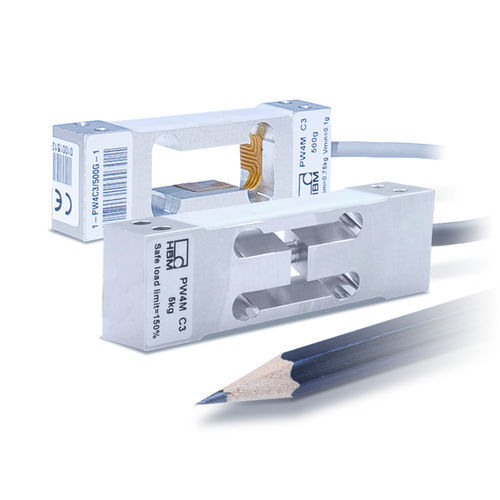 Beam type load cell - PW4 series - HBM Test and Measurement - single-point / strain gauge / OIML