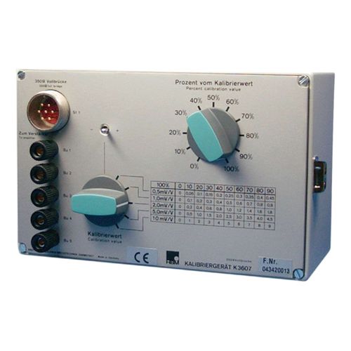 Signal calibrator - K3607  - HBM Test and Measurement - for strain gauge amplifiers / high-precision / reference value