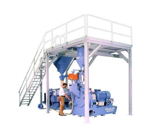 Plastic grinding mill - Typ PU 800 - HERBOLD Meckesheim - knife / vertical / for recycling