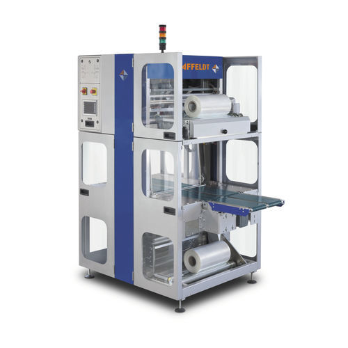 Automatic sleeve wrapping machine - AVN UNI 25 - Affeldt Maschinenbau GmbH - magazine / film / side sealing