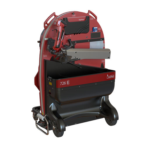 Semi-automatic strapping machine - E-conomy Line - ErgoPack Deutschland GmbH - pallet / mobile