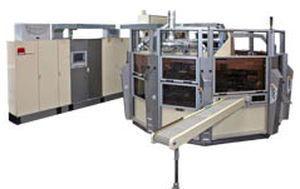 Automatic screen printer - 90 - 100 p/min | TS 7130 - Isimat - servo-driven / 8-color / for plastic tubes