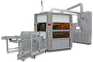 Servo-driven screen printer - max. 80 p/min | RS 5480 - Isimat - 5-color / for glass bottles / for plastic bottles