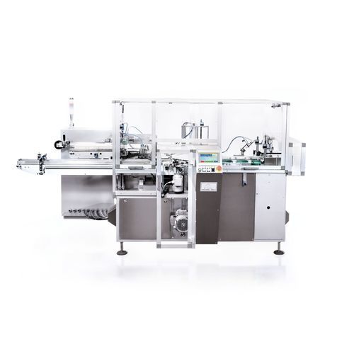 Horizontal cartoning machine - V106N - Marchesini Group - for the cosmetics industry / automatic / bottle