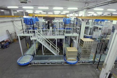 High level infeed palletizer - MT 567/M - Mectra - for cans / automatic / with magnetic head