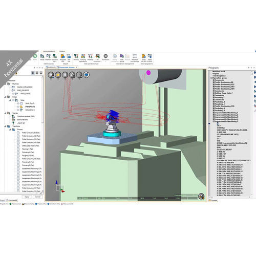 Industrial simulator - NCSIMUL 4CAM - MSC SOFTWARE - HEXAGON MANUFACTURING INTELLIGENCE - CAD/CAM