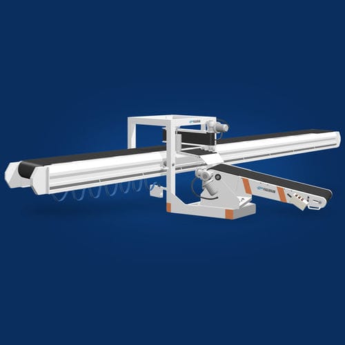 Belt conveyor - BM series - Paglierani - horizontal / telescopic / mobile