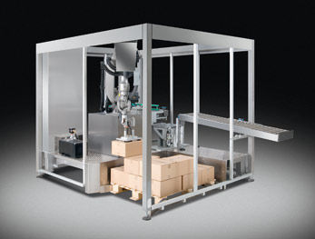 High level infeed palletizer - PEWO-pal 6.1 - Pester Pac Automation - robotic / for boxes / small