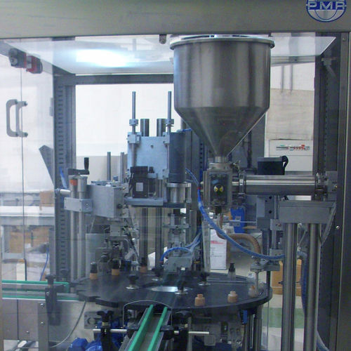 Monobloc filler and capper - MFC - PMR System Group - volumetric / for cosmetic products / automatic