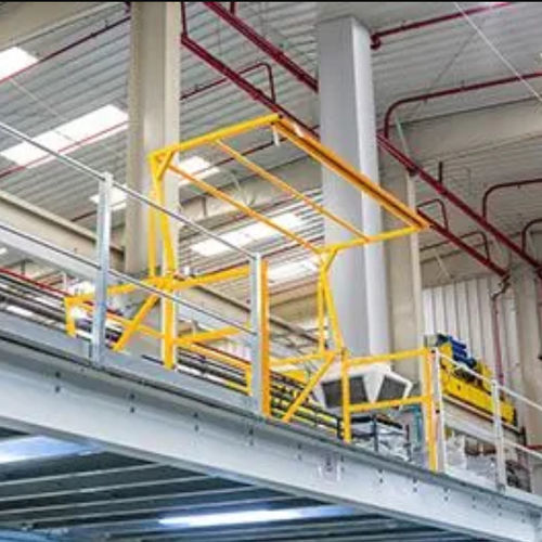 Metal safety pivot gate - POLYPAL Storage Systems - protective / manual