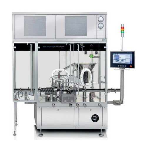 Intermittent-motion capping machine - MAC series - Romaco Group - automatic / for glass bottles