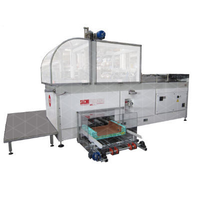 PLC-controlled tray forming machine - TF 13 - Sacmi Packaging - horizontal / flexible / hot-melt glue