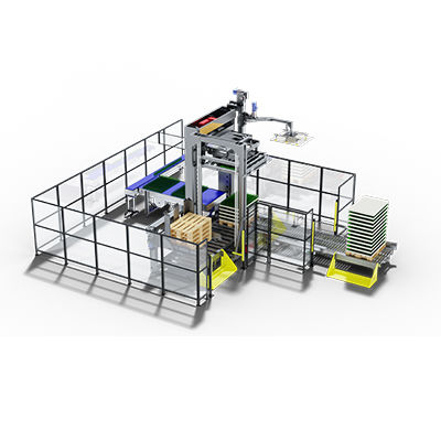 Layer depalletizer - VEGA80 - TMG Impianti S.p.a. - for glass bottles / for trays / handling