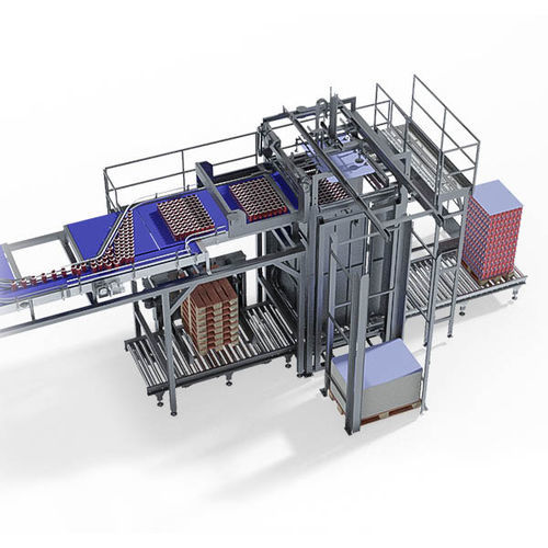 Layer depalletizer VEGA120B TMG Impianti S.p.a. for cans / for