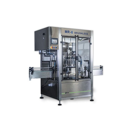Container filling machine - MR Brushless - SEVEN FLUSS S.r.l. - for chemical products / for the food industry / for the pharmaceutical industry