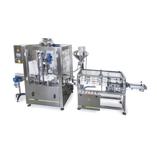 Rinser-filler-capper for the food industry - MRT 12 - SEVEN FLUSS S.r.l. - automatic / monobloc / volumetric