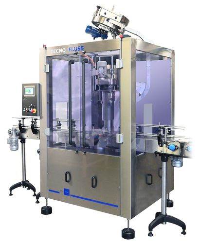Rotary capping machine - MTR 4 &ndash; T4 &ndash; AV &ndash; Pilfer Proof - SEVEN FLUSS S.r.l. - automatic / for the food industry