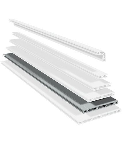Aluminum profile - Panel profiles PP 50 - PP 250 - isel Germany - grooved / flat / rectangular