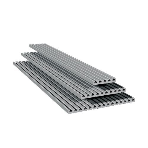 Aluminum profile - PT 25 - isel Germany - anodized aluminum / flat / T-slot