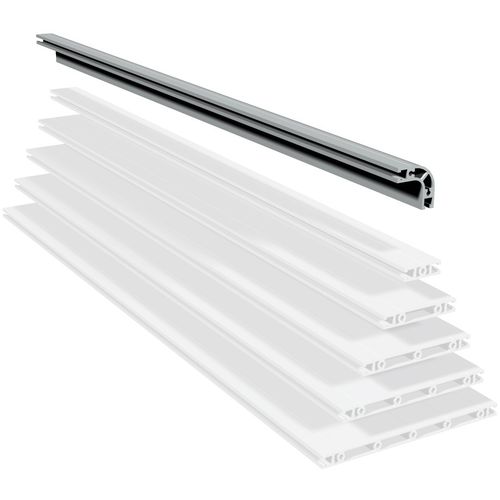 Aluminum profile - Panel profiles PP 50 - PP 250 - isel Germany - grooved / frame