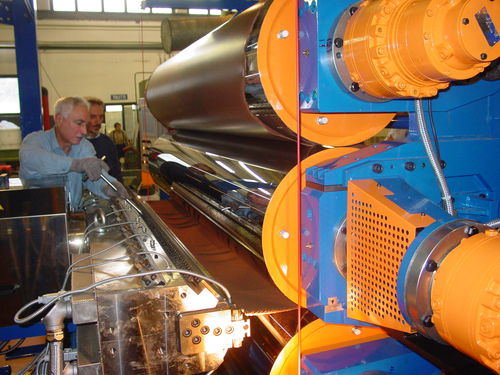 3-layers extrusion line - ICMA San Giorgio - sheet / for WPC