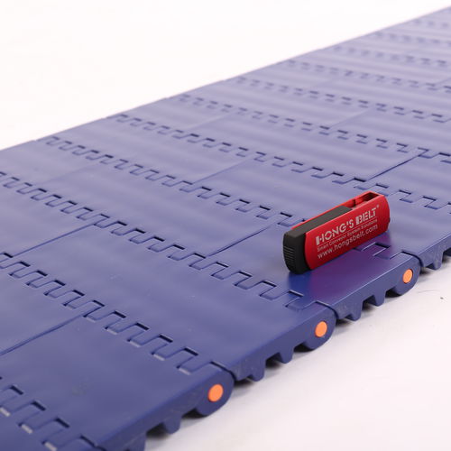 Modular transporting conveyor belt - HS-100A/50.8MM - Huanan Xinhai (Shenzhen) Technology Co.,Ltd. - plastic / for the food industry / meat