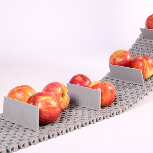 Modular conveyor belt - HS-501B/25.4mm picth - Huanan Xinhai (Shenzhen) Technology Co.,Ltd. - polyurethane / POM / PP