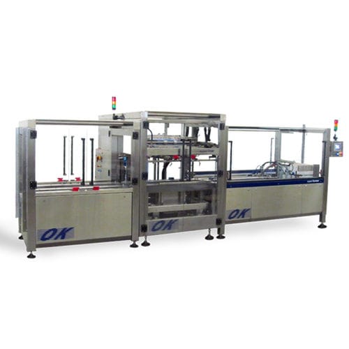 Case erector with bag inserter Superliner CL225 OK International