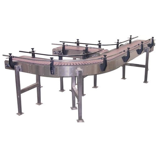 Belt conveyor - M900 Series - OK International - curved / straight / transport