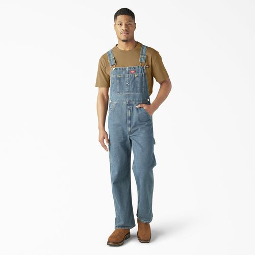Work brace overall - DICKIES - cotton / denim / men's