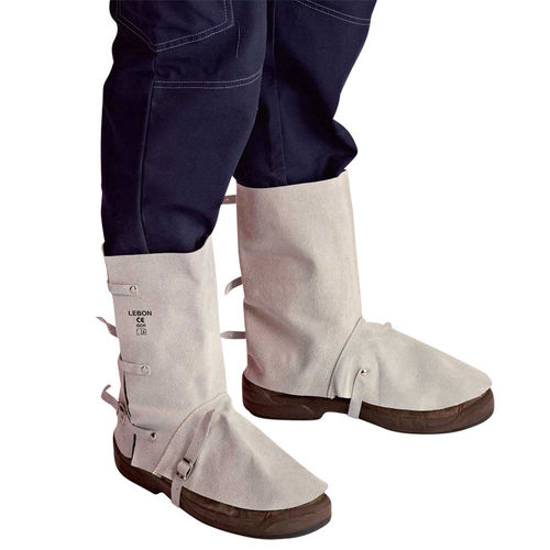 Fire-retardant overshoes - GCH - LEBON - leather / for welding / unisex
