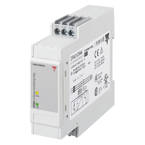 Voltage monitoring relay - DPA01CM69 - CARLO GAVAZZI - frequency / phase / phase loss