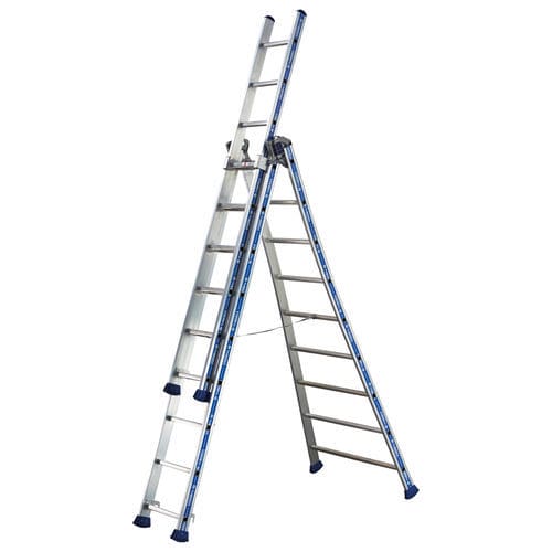 Aluminum ladder - PLATINIUM 3 - TUBESCA - sliding