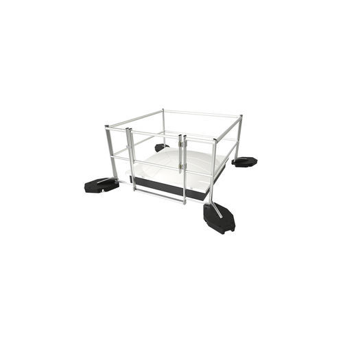 Aluminum guardrail - HORIZON - TUBESCA - for skylights